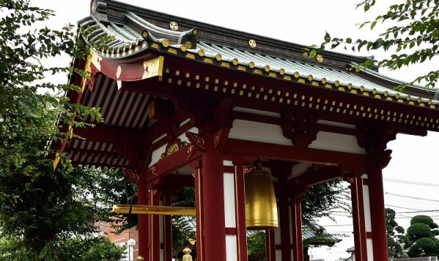 佐野市-(惣宗寺)金銅大梵鐘 佐野市-(惣宗寺)金銅大梵鐘