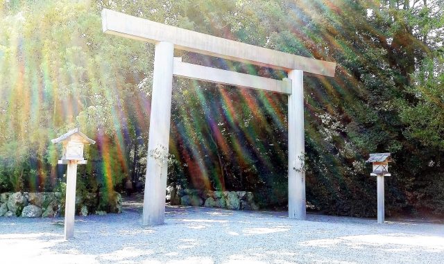 (伊勢市)伊勢神宮-神社仏閣(鳥居) (伊勢市)伊勢神宮-神社仏閣(鳥居)