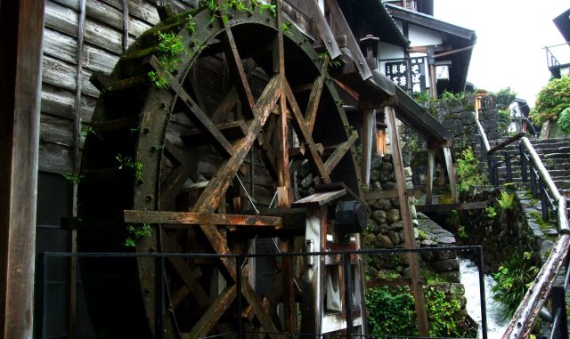 中津川市-(中山道(中仙道)馬籠)水車5 中津川市-(中山道(中仙道)馬籠)水車5