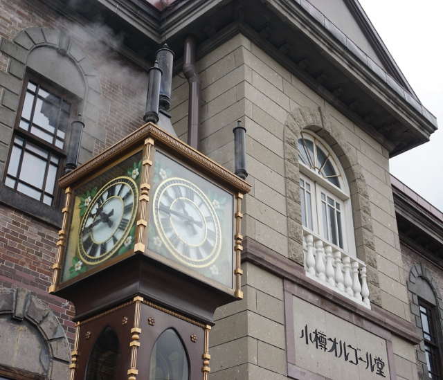 小樽－小樽オルゴール堂と蒸気時計