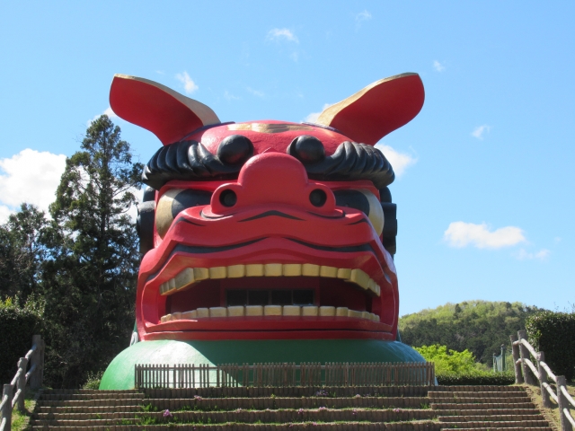 石岡市－日本一巨大な獅子